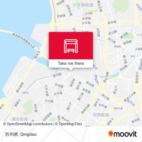 胜利桥 map