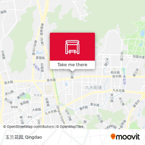 玉兰花园 map