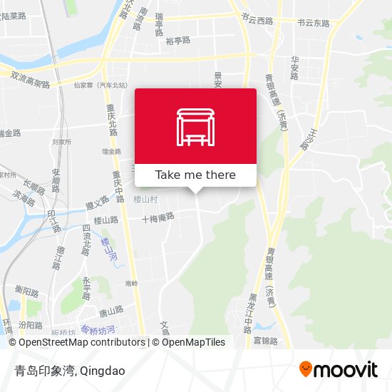 青岛印象湾 map