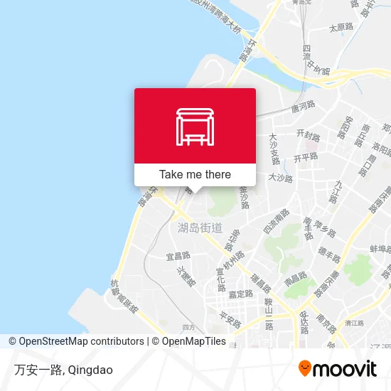 万安一路 map