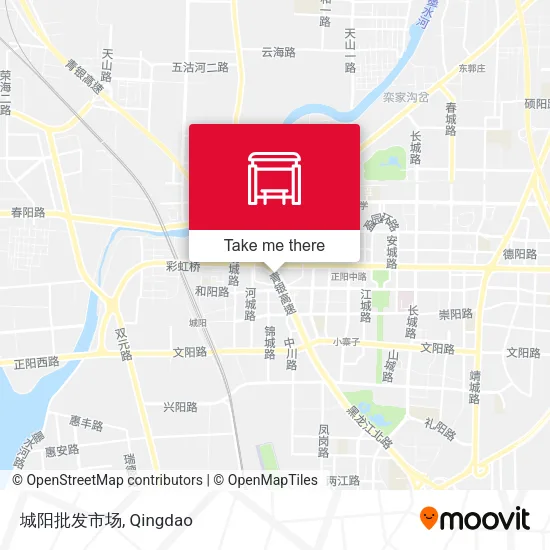 城阳批发市场 map