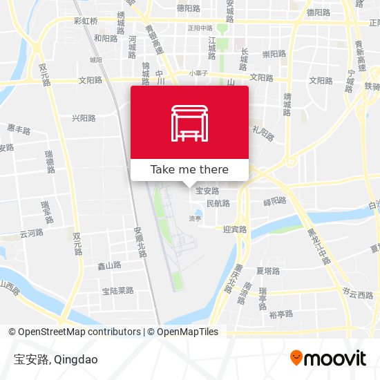 宝安路 map
