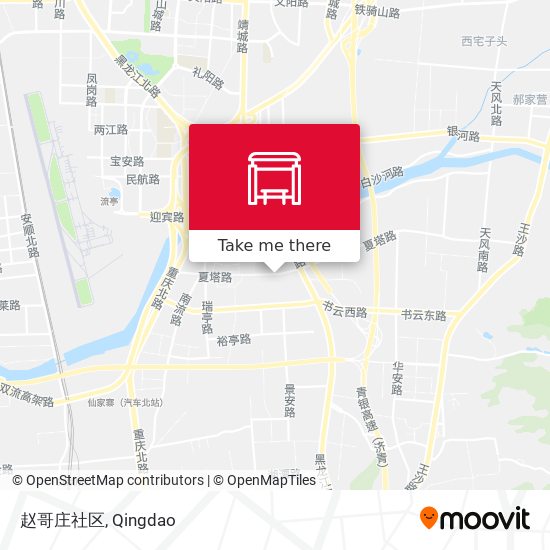 赵哥庄社区 map