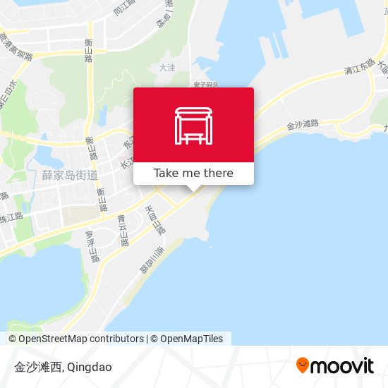 金沙滩西 map