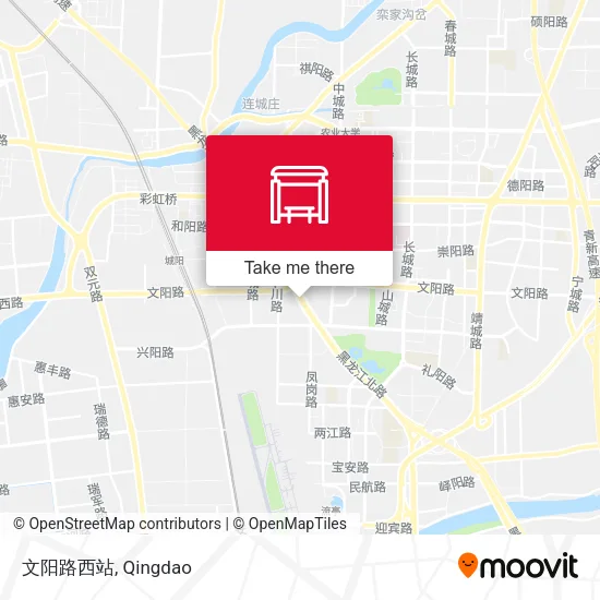 文阳路西站 map