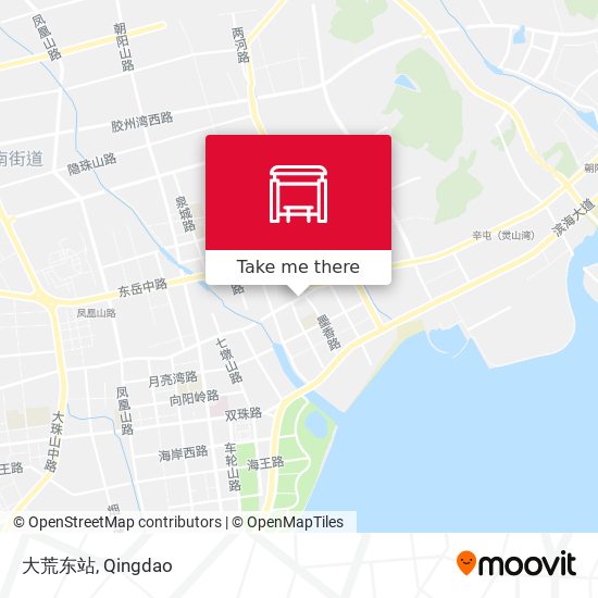 大荒东站 map