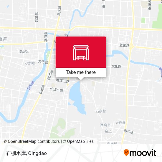 石棚水库 map