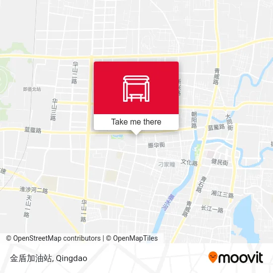 金盾加油站 map