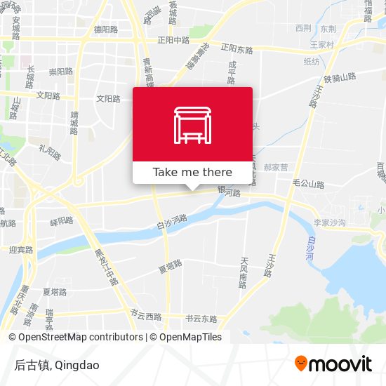 后古镇 map