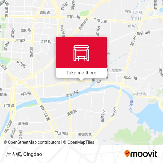 后古镇 map
