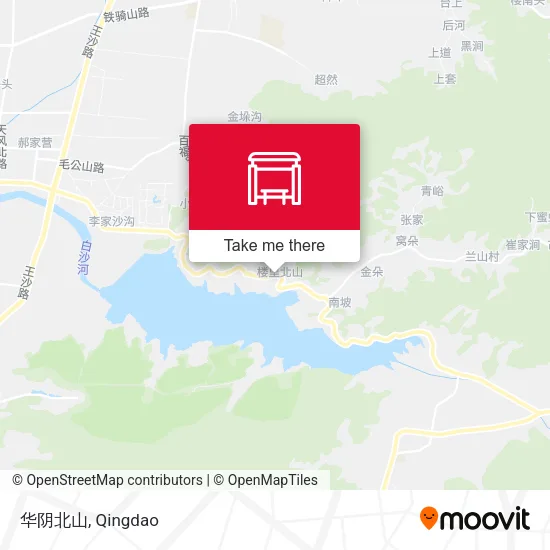 华阴北山 map