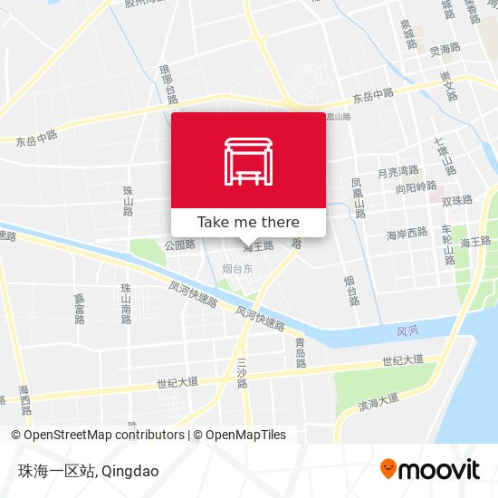 珠海一区站 map