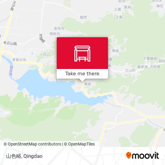山色峪 map