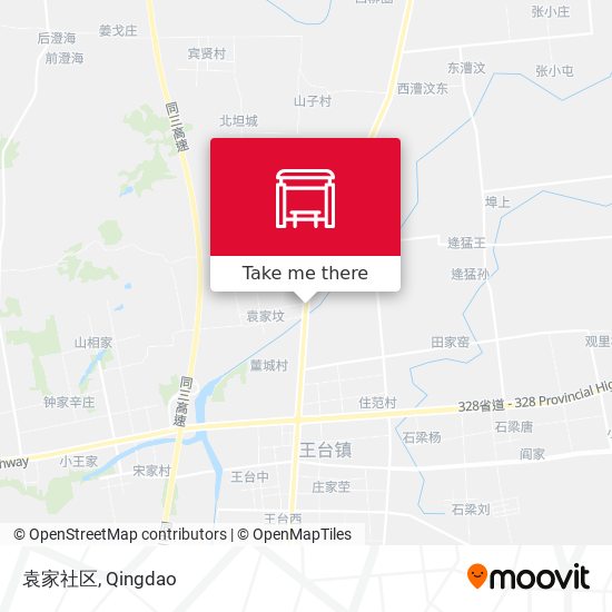 袁家社区 map