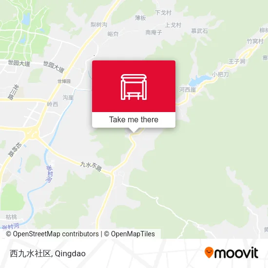 西九水社区 map