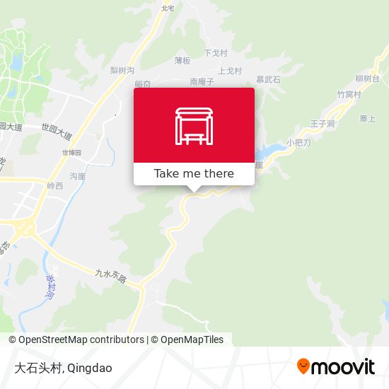 大石头村 map