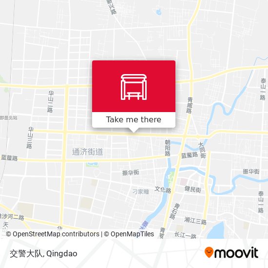 交警大队 map