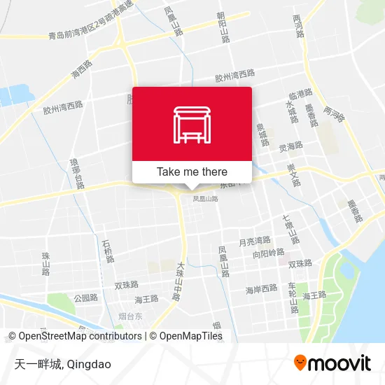 天一畔城 map