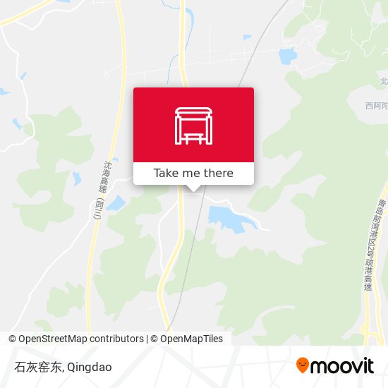 石灰窑东 map