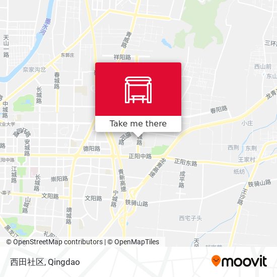 西田社区 map