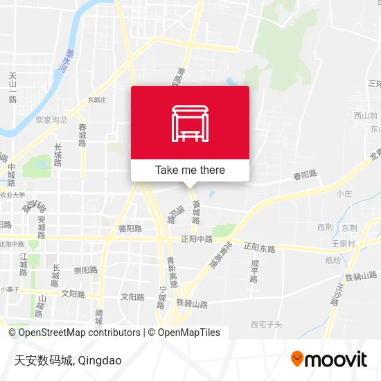 天安数码城 map