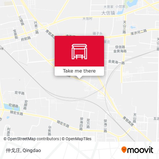 仲戈庄 map