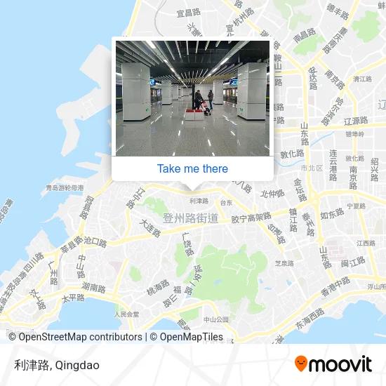 利津路 map