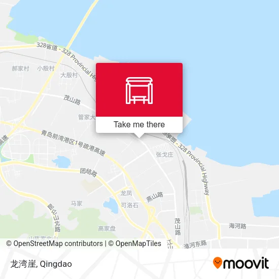 龙湾崖 map