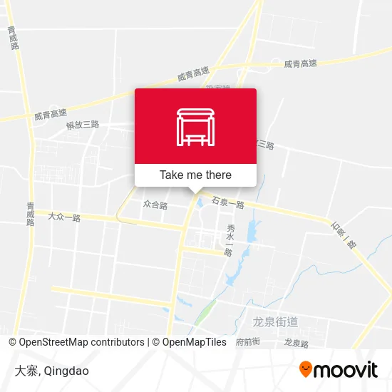 大寨 map