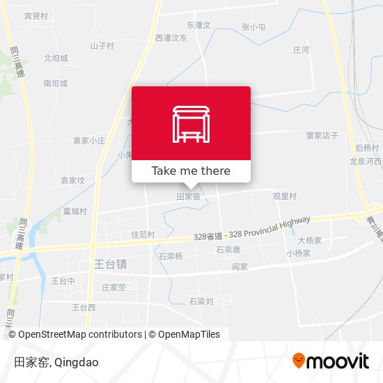 田家窑 map