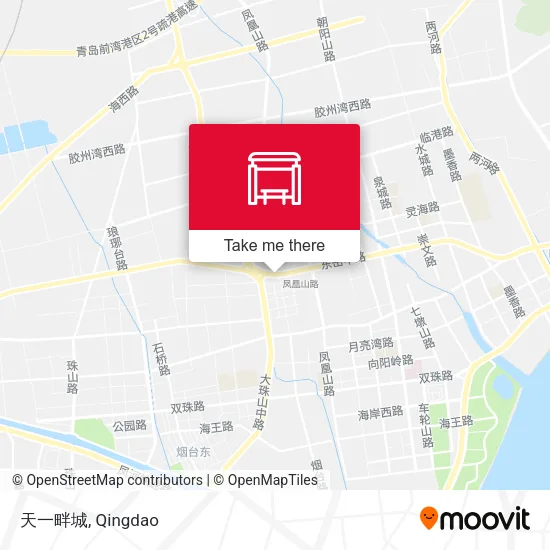 天一畔城 map