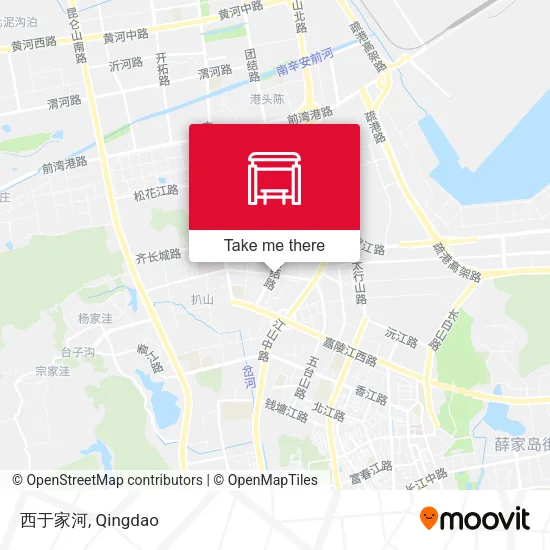 西于家河 map