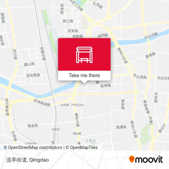 流亭街道 map