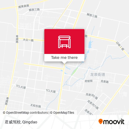 君威驾校 map