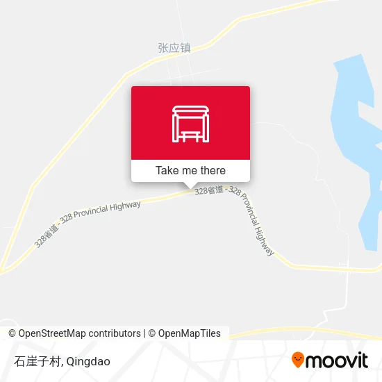 石崖子村 map