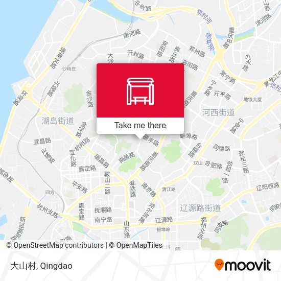 大山村 map