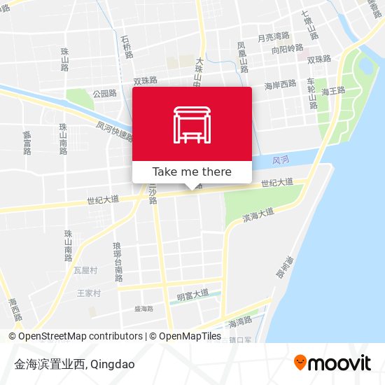 金海滨置业西 map