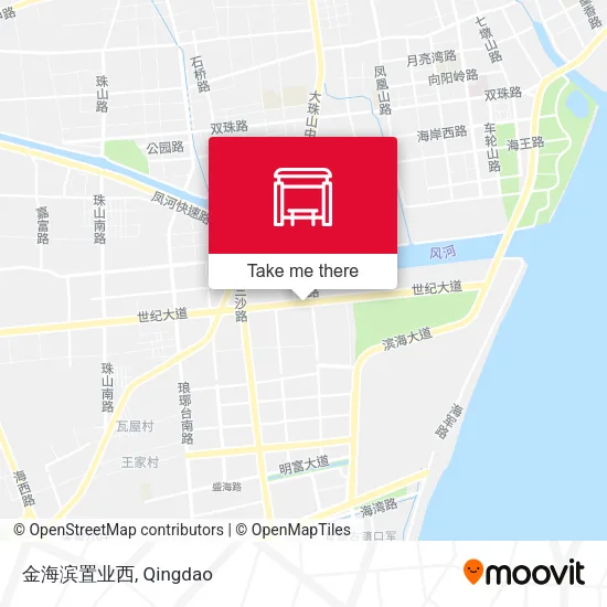 金海滨置业西 map