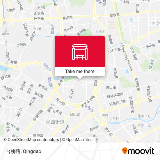 台柳路 map
