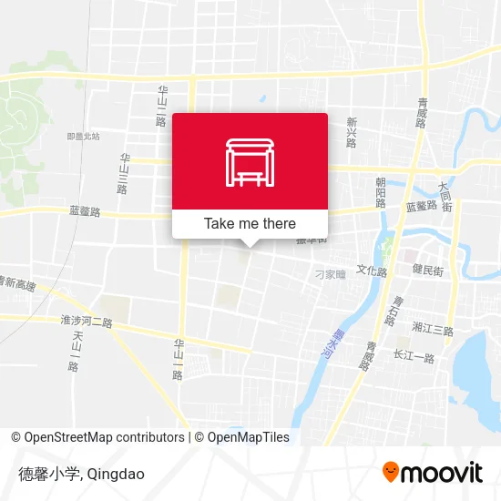 德馨小学 map