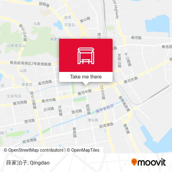 薛家泊子 map