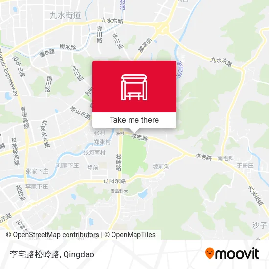 李宅路松岭路 map