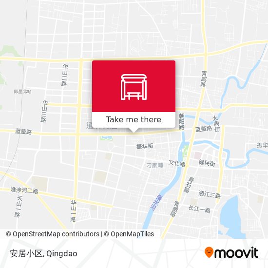 安居小区 map