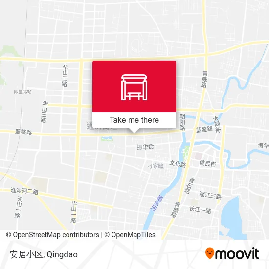 安居小区 map