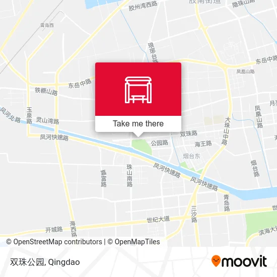 双珠公园 map