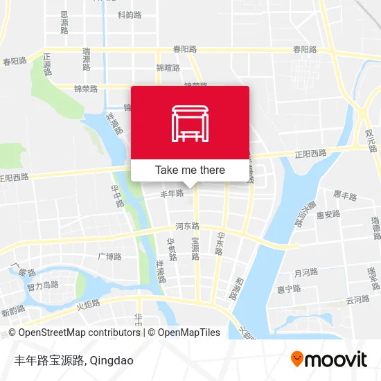 丰年路宝源路 map