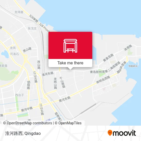 淮河路西 map