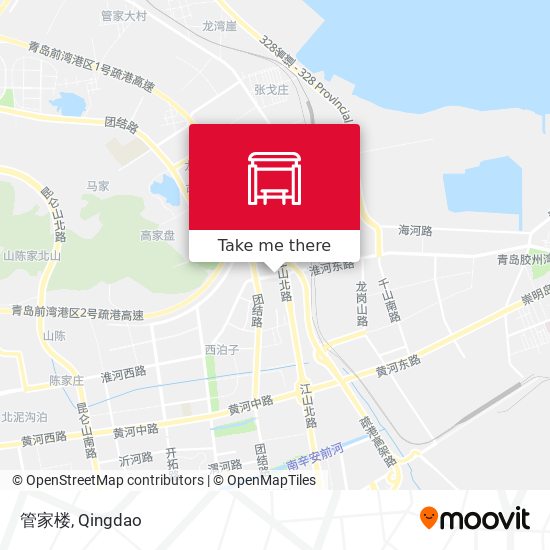 管家楼 map