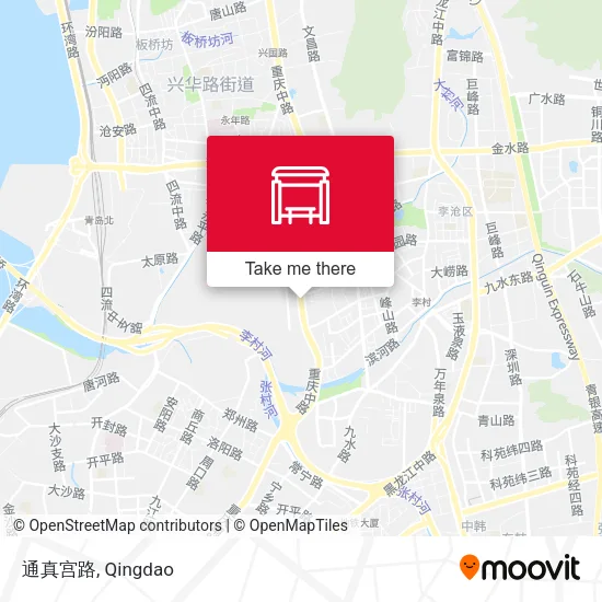 通真宫路 map