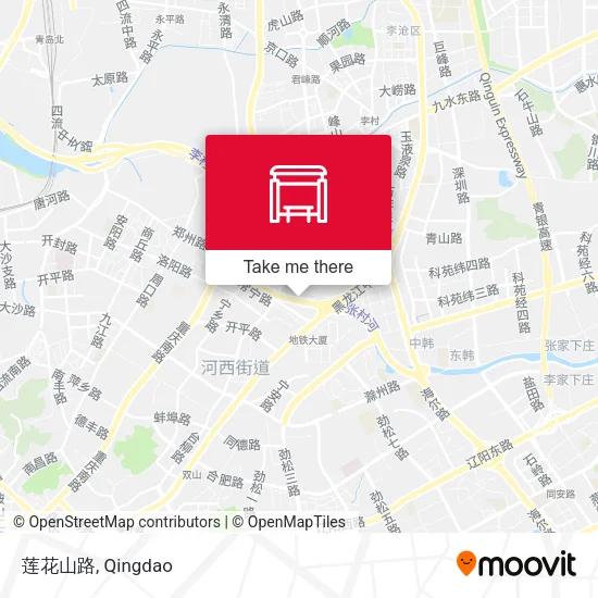 莲花山路 map